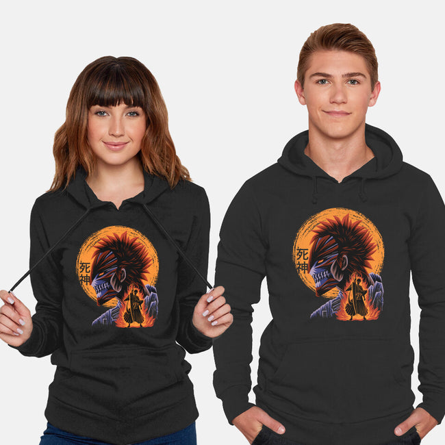 Half Hallow Mask-Unisex-Pullover-Sweatshirt-rmatix