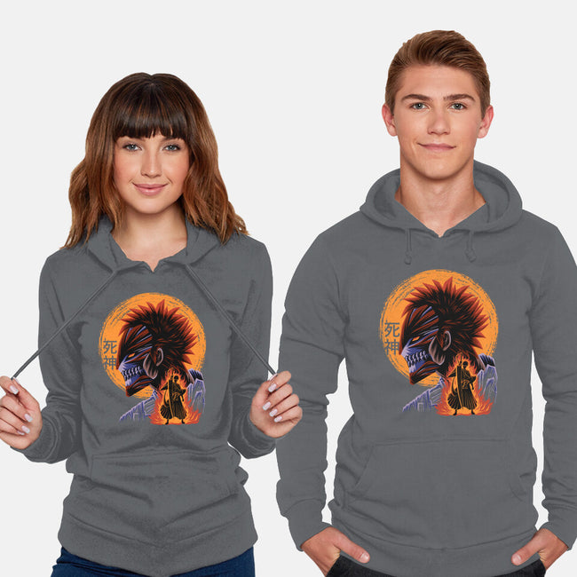 Half Hallow Mask-Unisex-Pullover-Sweatshirt-rmatix