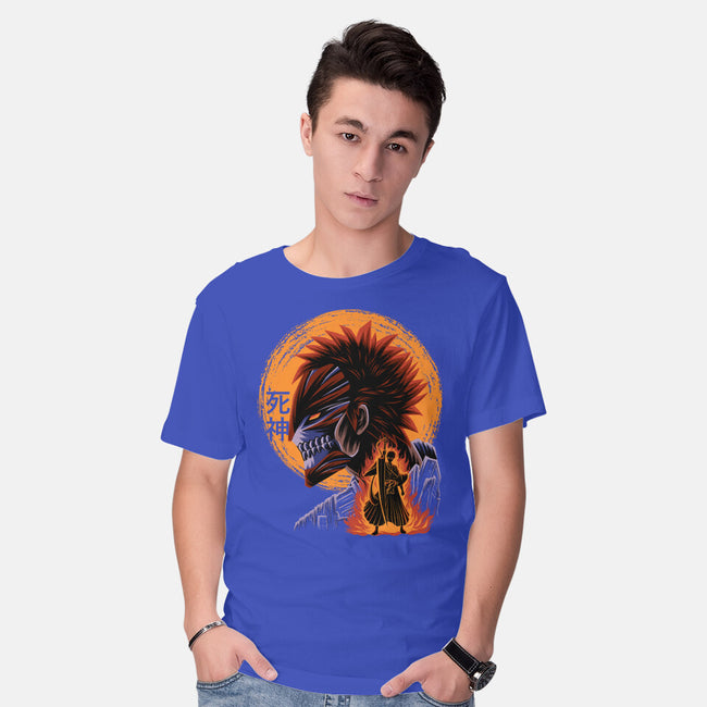 Half Hallow Mask-Mens-Basic-Tee-rmatix