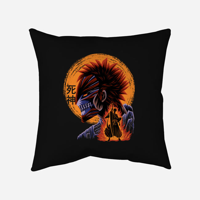 Half Hallow Mask-None-Removable Cover w Insert-Throw Pillow-rmatix