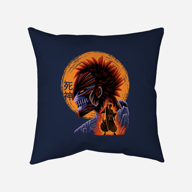 Half Hallow Mask-None-Removable Cover w Insert-Throw Pillow-rmatix