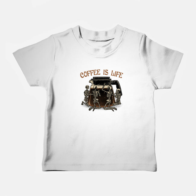 Coffee Is Life-Baby-Basic-Tee-glitchygorilla