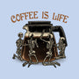 Coffee Is Life-None-Polyester-Shower Curtain-glitchygorilla