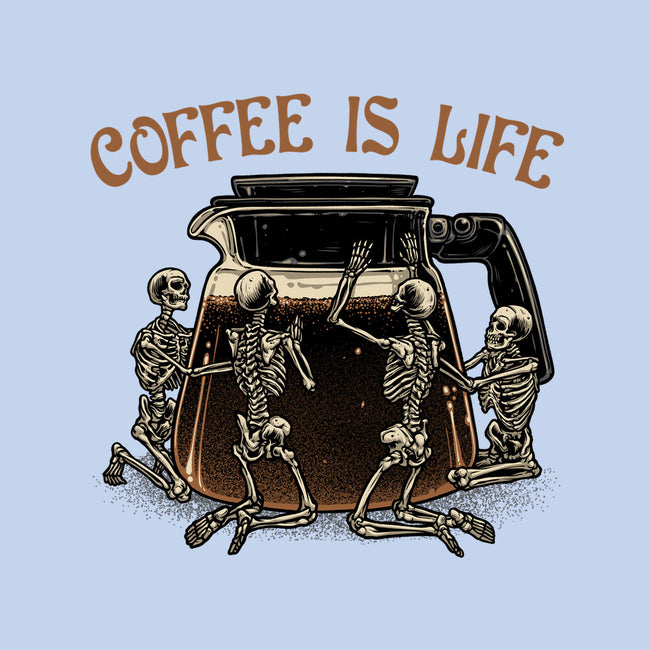 Coffee Is Life-None-Removable Cover w Insert-Throw Pillow-glitchygorilla