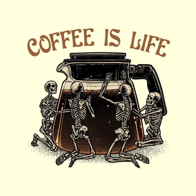 Coffee Is Life-None-Fleece-Blanket-glitchygorilla