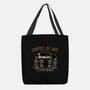 Coffee Is Life-None-Basic Tote-Bag-glitchygorilla