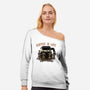 Coffee Is Life-Womens-Off Shoulder-Sweatshirt-glitchygorilla