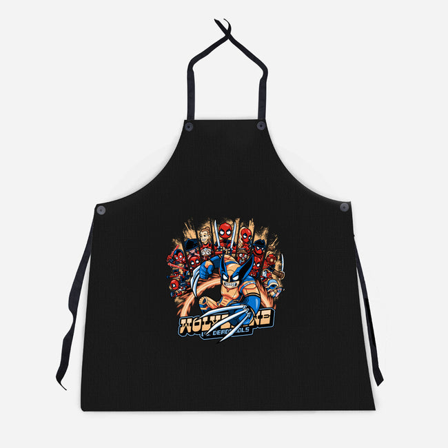 Weapon Pilgrim-Unisex-Kitchen-Apron-PrimePremne