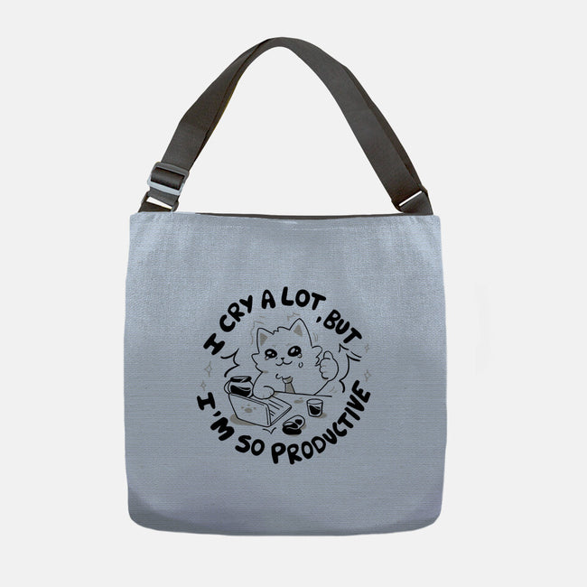 I'm So Productive-None-Adjustable Tote-Bag-yumie