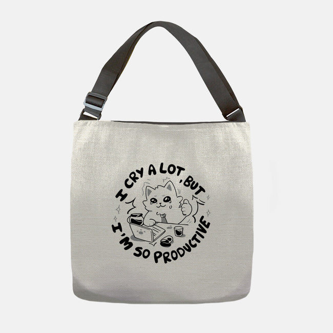 I'm So Productive-None-Adjustable Tote-Bag-yumie