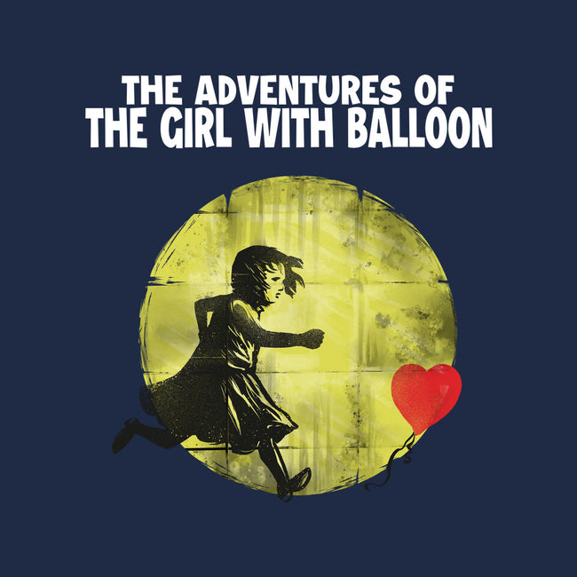 The Adventures Of Girl With Balloon-Baby-Basic-Tee-zascanauta