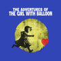 The Adventures Of Girl With Balloon-Baby-Basic-Tee-zascanauta