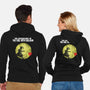 The Adventures Of Girl With Balloon-Unisex-Zip-Up-Sweatshirt-zascanauta