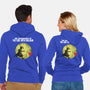 The Adventures Of Girl With Balloon-Unisex-Zip-Up-Sweatshirt-zascanauta