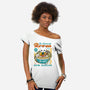 The Mysterious Alchemist Ramen-Womens-Off Shoulder-Tee-LAGELANTEE