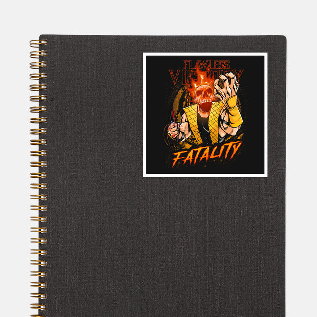 Fatality From Hell-None-Glossy-Sticker-Diego Oliver