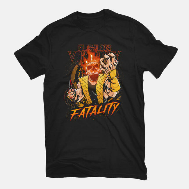 Fatality From Hell-Womens-Basic-Tee-Diego Oliver