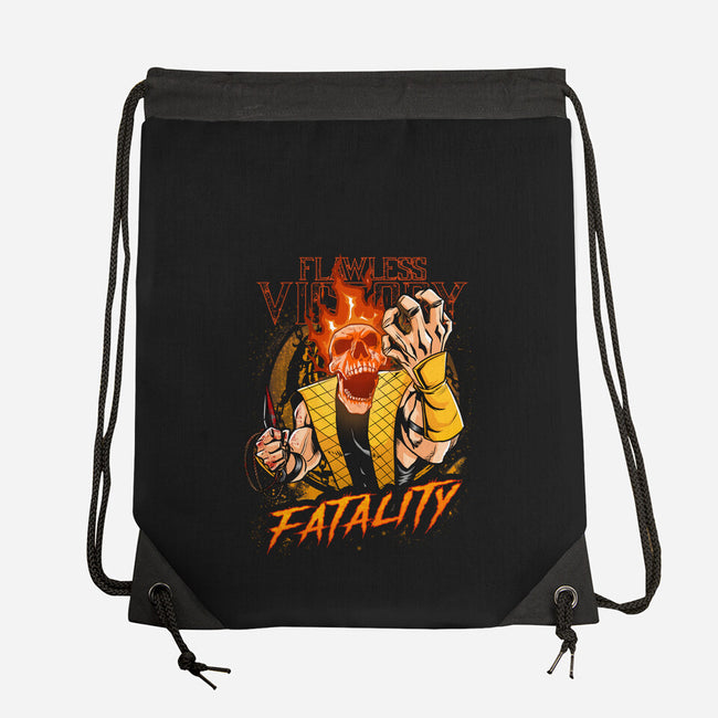 Fatality From Hell-None-Drawstring-Bag-Diego Oliver