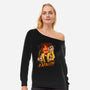 Fatality From Hell-Womens-Off Shoulder-Sweatshirt-Diego Oliver