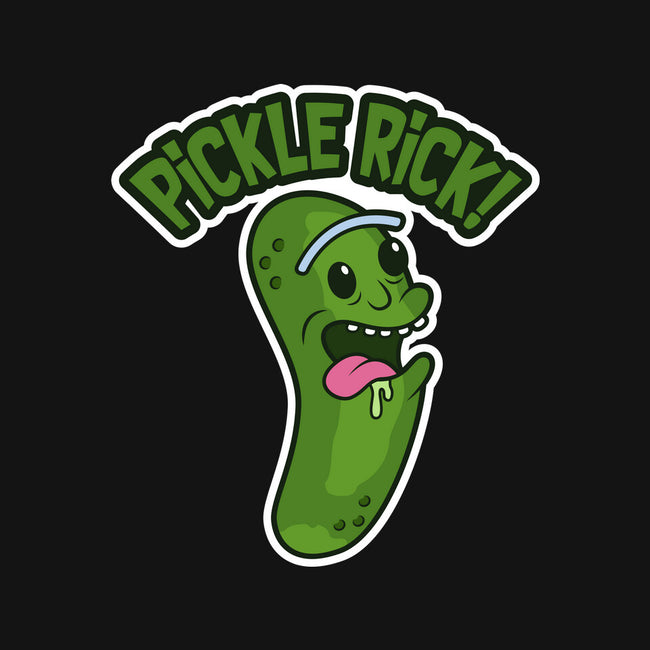 Pickle Rick-None-Removable Cover w Insert-Throw Pillow-janlangpoako