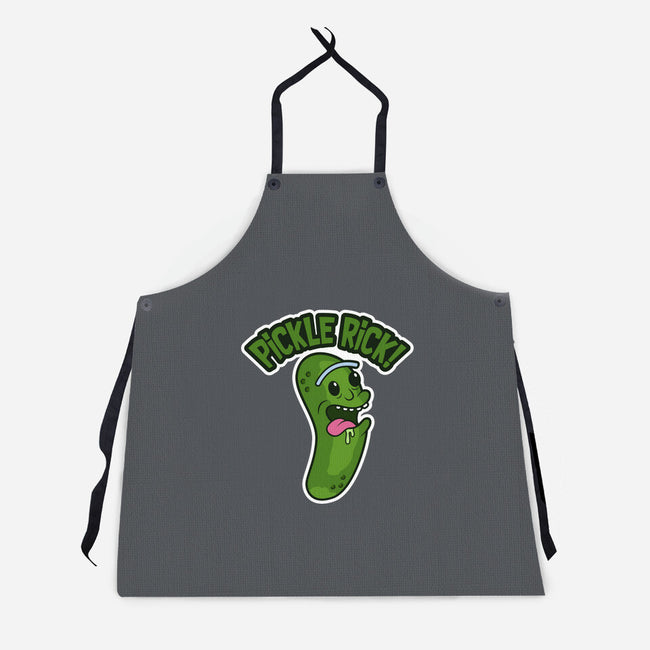 Pickle Rick-Unisex-Kitchen-Apron-janlangpoako