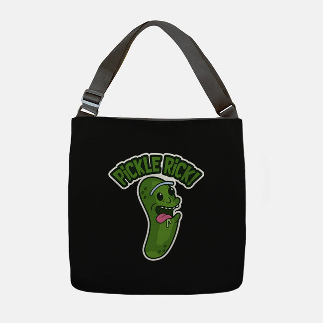 Pickle Rick-None-Adjustable Tote-Bag-janlangpoako