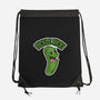 Pickle Rick-None-Drawstring-Bag-janlangpoako