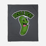 Pickle Rick-None-Fleece-Blanket-janlangpoako