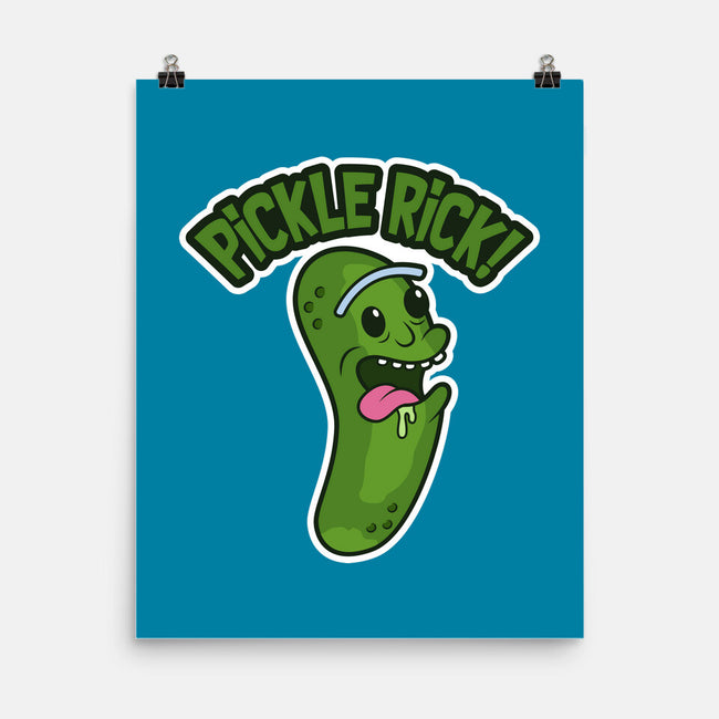 Pickle Rick-None-Matte-Poster-janlangpoako