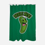 Pickle Rick-None-Polyester-Shower Curtain-janlangpoako