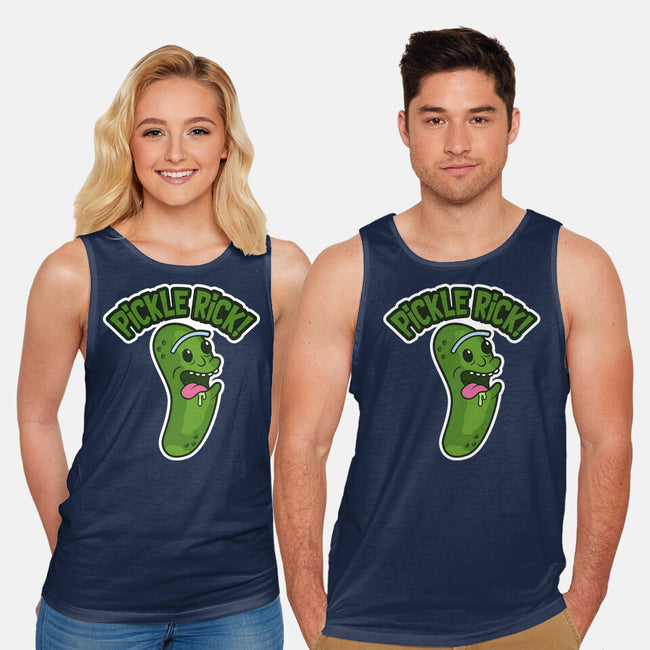 Pickle Rick-Unisex-Basic-Tank-janlangpoako