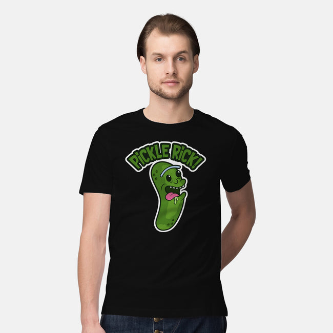 Pickle Rick-Mens-Premium-Tee-janlangpoako