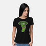 Pickle Rick-Womens-Basic-Tee-janlangpoako