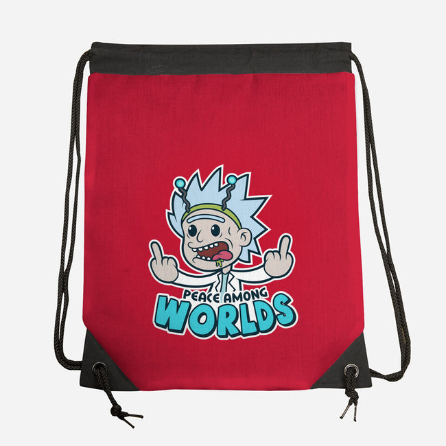 Peace Among Worlds-None-Drawstring-Bag-janlangpoako