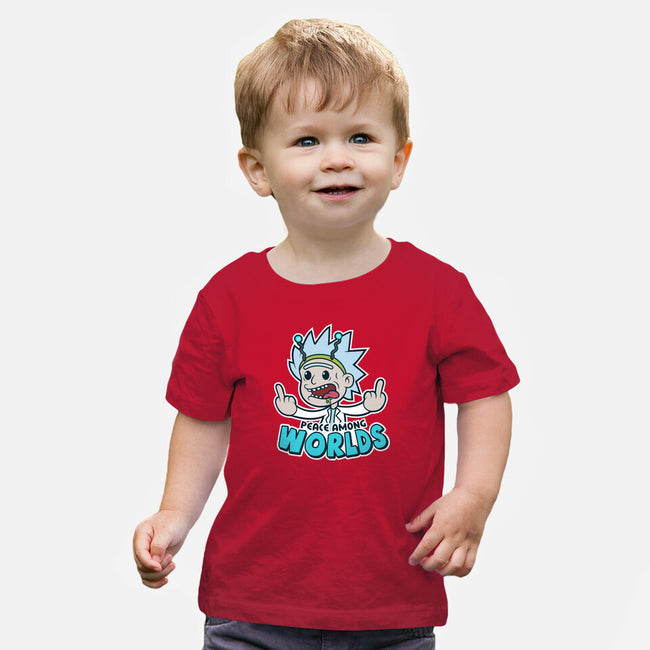 Peace Among Worlds-Baby-Basic-Tee-janlangpoako