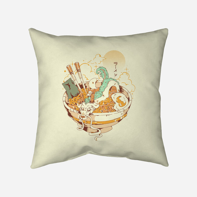 Dragon Noodles-None-Removable Cover w Insert-Throw Pillow-yumie