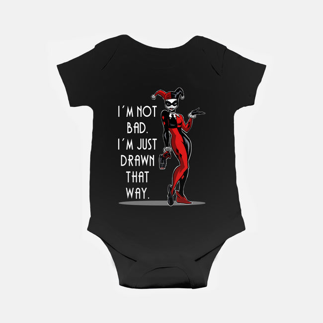 I'm Not Bad-Baby-Basic-Onesie-zascanauta