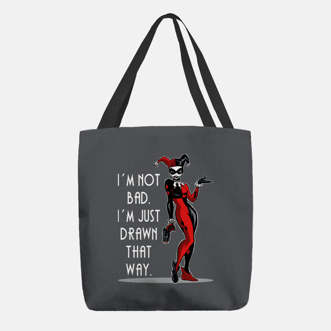 I'm Not Bad-None-Basic Tote-Bag-zascanauta