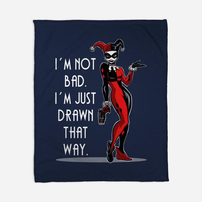 I'm Not Bad-None-Fleece-Blanket-zascanauta