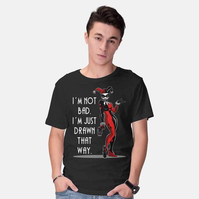 I'm Not Bad-Mens-Basic-Tee-zascanauta