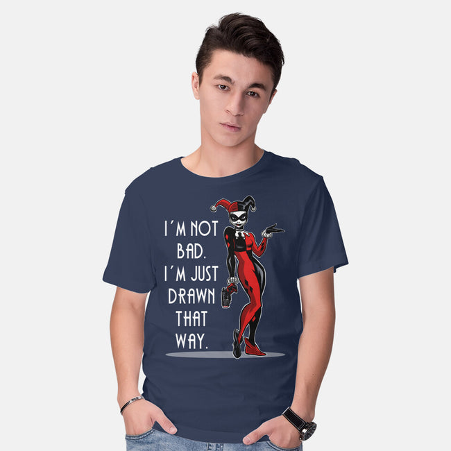 I'm Not Bad-Mens-Basic-Tee-zascanauta