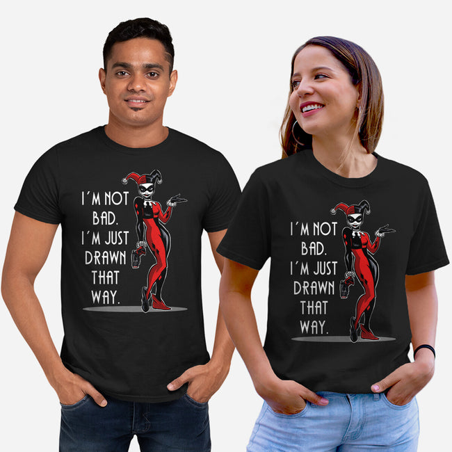 I'm Not Bad-Unisex-Basic-Tee-zascanauta