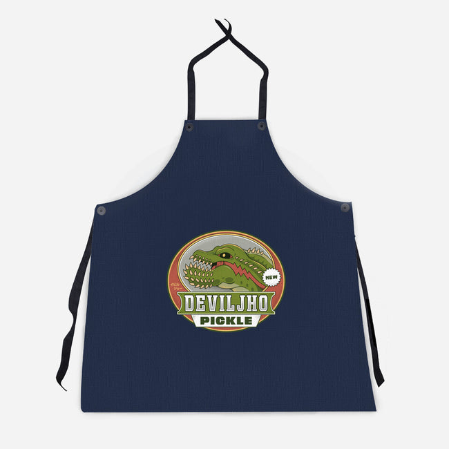 Deviljho Pickle Emblem-Unisex-Kitchen-Apron-LAGELANTEE