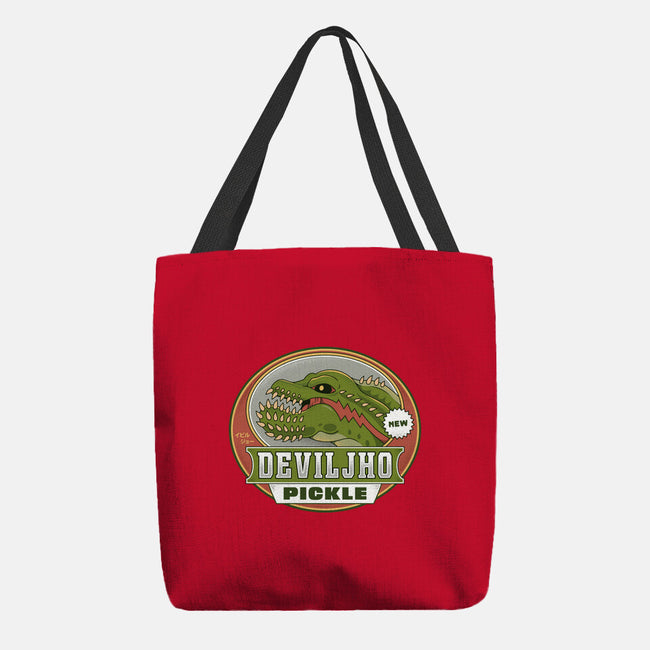 Deviljho Pickle Emblem-None-Basic Tote-Bag-LAGELANTEE