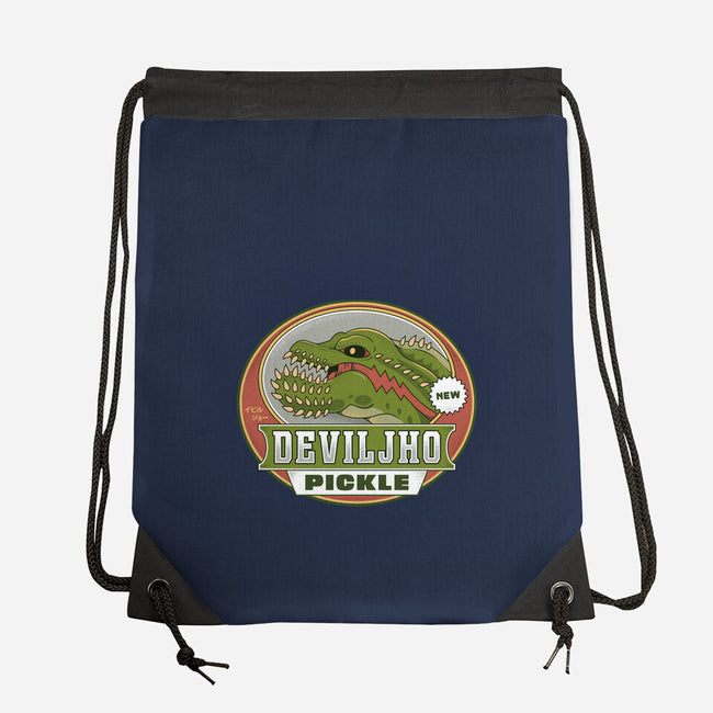 Deviljho Pickle Emblem-None-Drawstring-Bag-LAGELANTEE