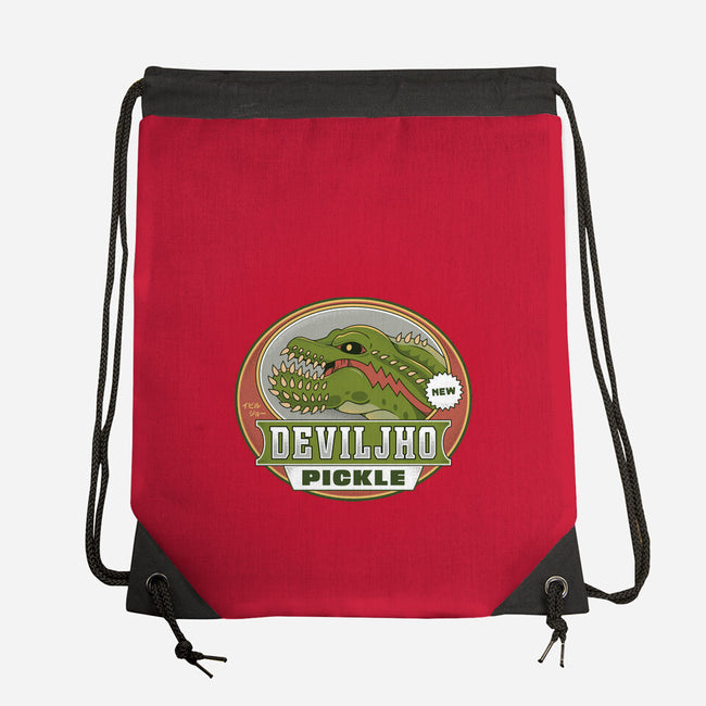 Deviljho Pickle Emblem-None-Drawstring-Bag-LAGELANTEE