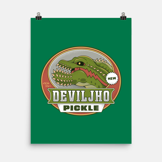 Deviljho Pickle Emblem-None-Matte-Poster-LAGELANTEE