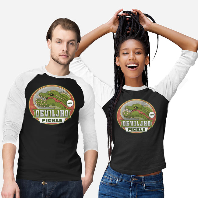 Deviljho Pickle Emblem-Unisex-Baseball-Tee-LAGELANTEE