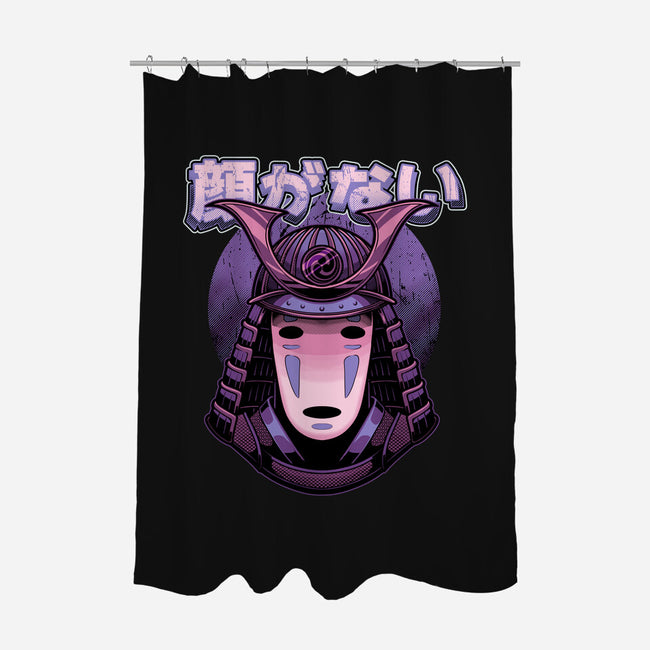 Samurai Ghost-None-Polyester-Shower Curtain-Astrobot Invention