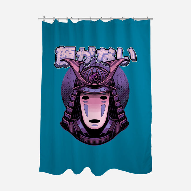 Samurai Ghost-None-Polyester-Shower Curtain-Astrobot Invention